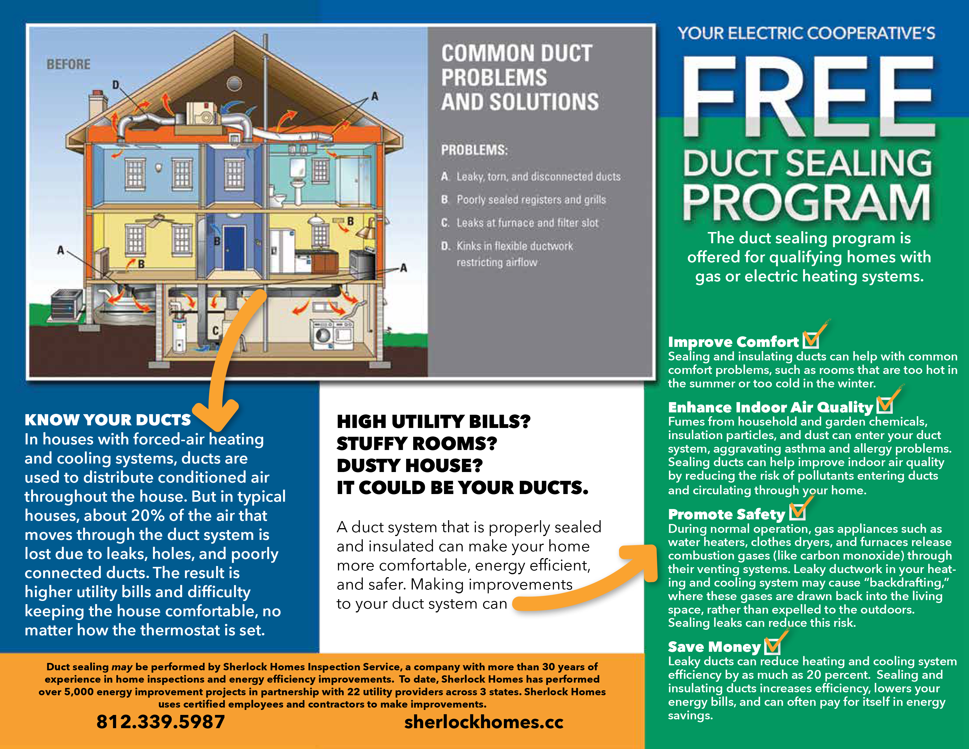 FREE Duct Sealing Rebate Program